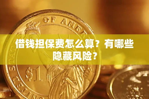 武汉借钱担保费怎么算？有哪些隐藏风险？