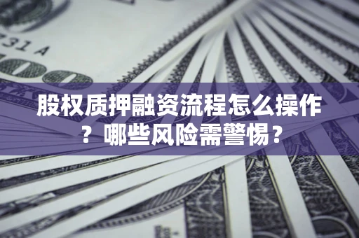 武汉股权质押融资流程怎么操作？哪些风险需警惕？