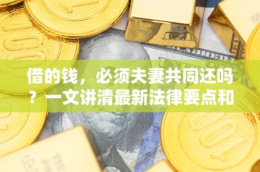 武汉借的钱，必须夫妻共同还吗？一文讲清最新法律要点和避坑指南