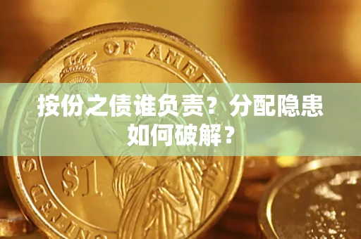 武汉按份之债谁负责？分配隐患如何破解？
