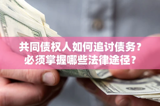 武汉共同债权人如何追讨债务？必须掌握哪些法律途径？