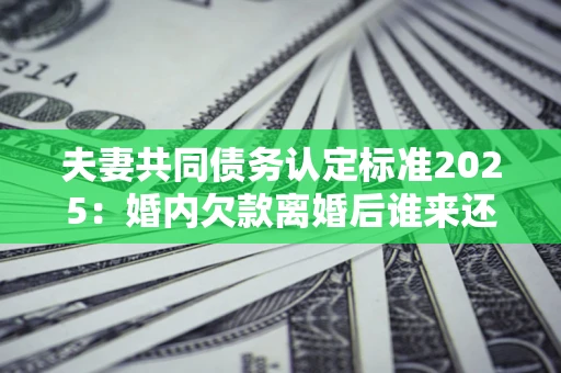 武汉夫妻共同债务认定标准2025:婚内欠款离婚后谁来还? 武汉夫妻共同债务认定标准2025:婚内欠款离婚后谁来还?