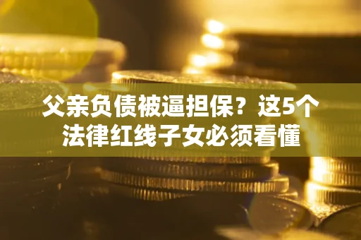 武汉父亲负债被逼担保？这5个法律红线子女必须看懂